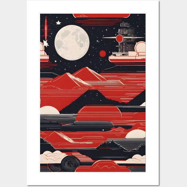 Soviet space age art Wall Art by Spaceboyishere